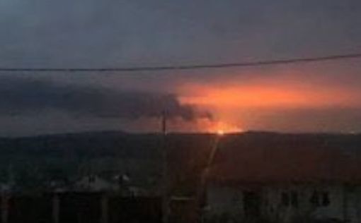 Серия мощных взрывов в Белгороде. Горит склад боеприпасов