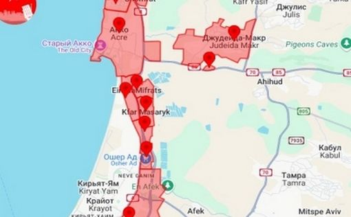 Сирены ракетной тревоги в Верхней Галилее и в районе Крайот