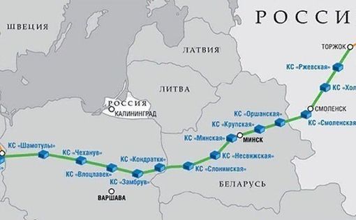 Прокачка газа из России в Европу упала до нуля