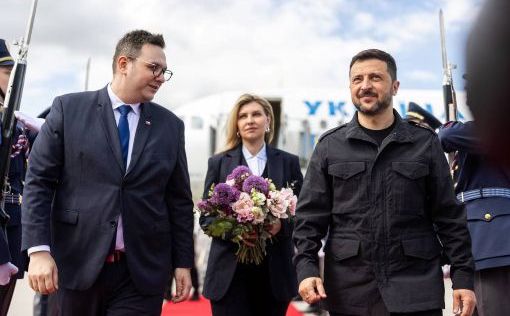 Президент Украины и первая леди прибыли в Чехию с официальным визитом
