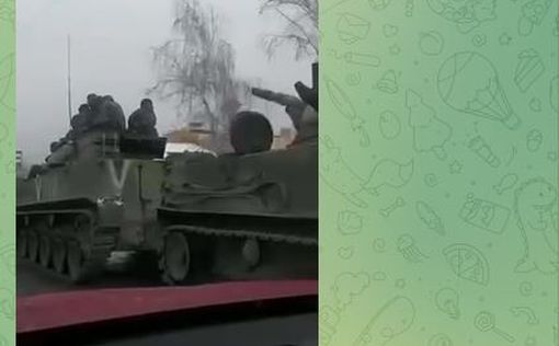 В Гомеле замечена российская техника