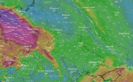 На Украину надвигается мощный ураган из Германии