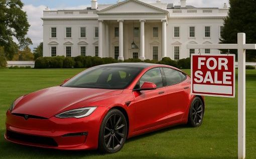 Трамп хочет избавиться от красной Tesla
