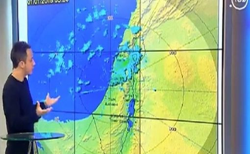 Израиль: сильные дожди, снег на горе Хермон