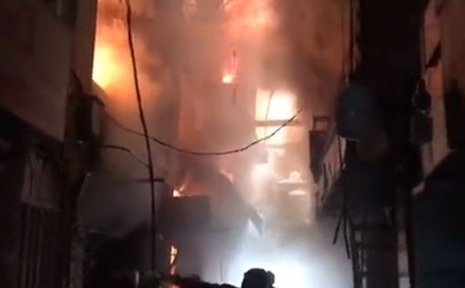 В Большом базаре в Тегеране вспыхнул пожар
