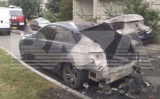 В Москве сожгли авто замначальника Генштаба ВС РФ
