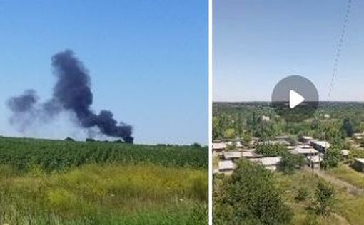 Сильный "хлопок" вблизи Дебальцево