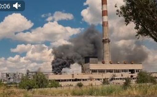 Горит Мариупольский завод Сателлит