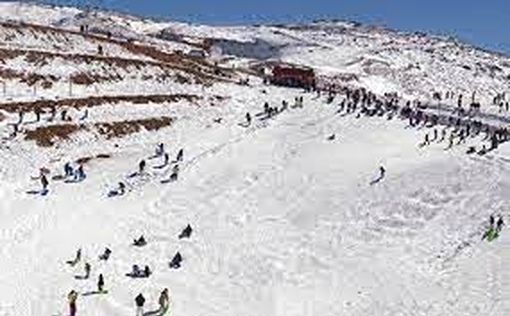 На горе Хермон выпало 10 см снега